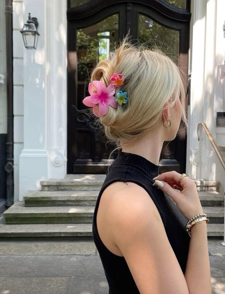 Flower Hair clips