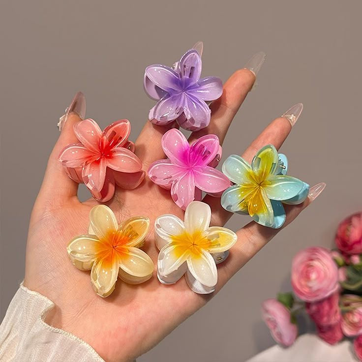 Flower Hair clips