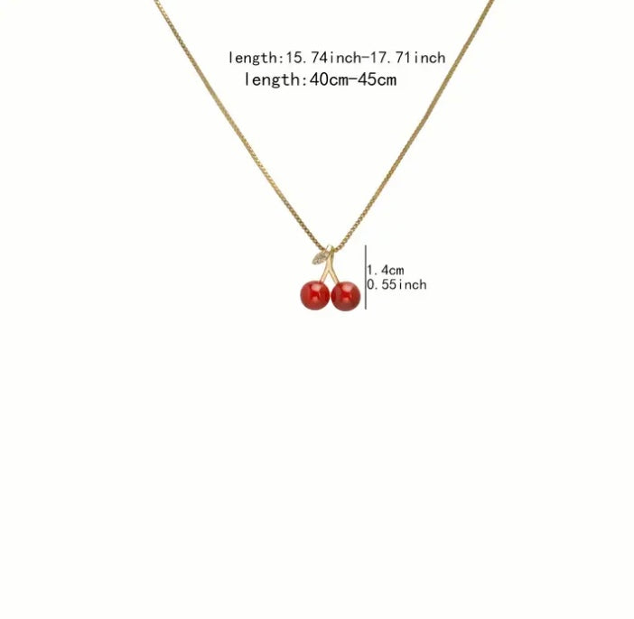 RED CHERRY PENDENT