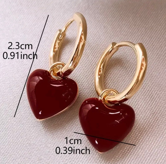 ELEGANT HEART SHAPE EARRINGS