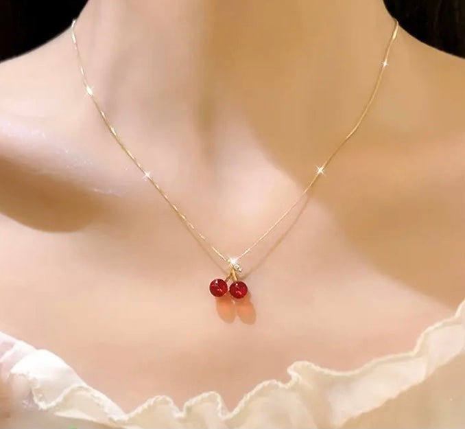 RED CHERRY PENDENT
