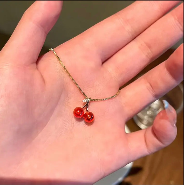 RED CHERRY PENDENT