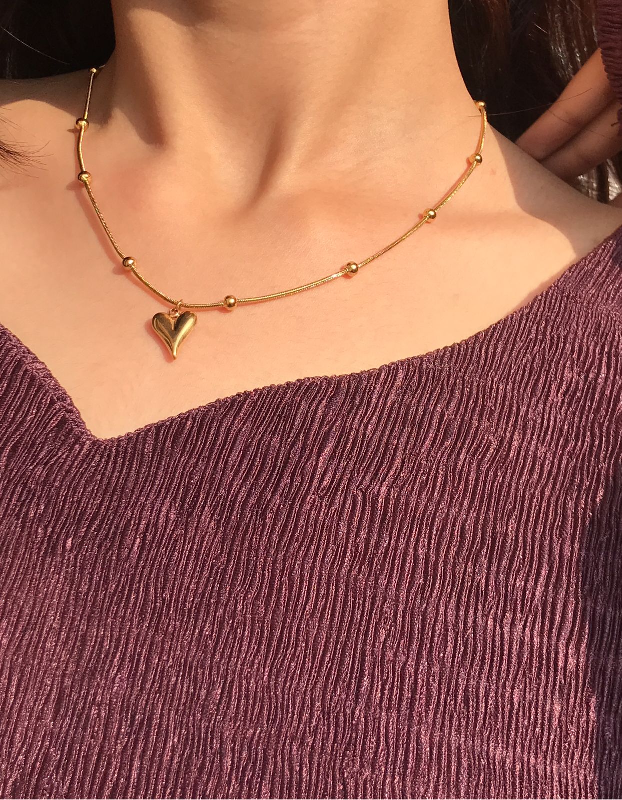 HEART PENDANT STAINLESS STEEL