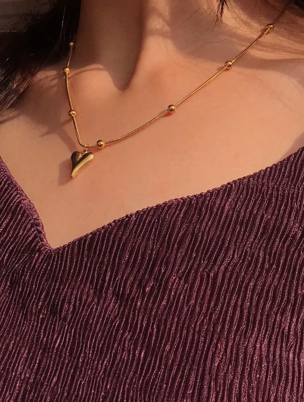 HEART PENDANT STAINLESS STEEL